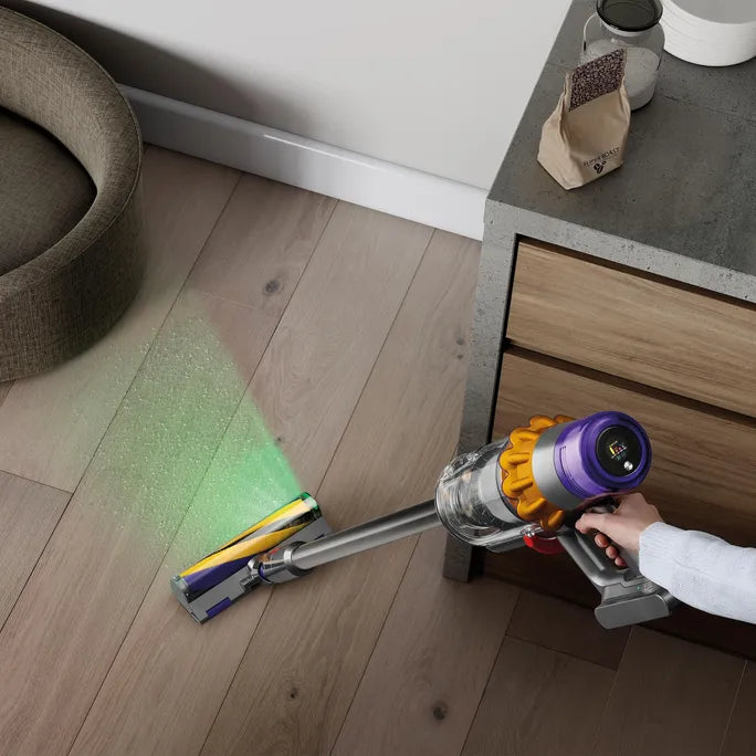 Dyson V15 Detect Absolute Nickel Satin Gelb Glanz Nickel