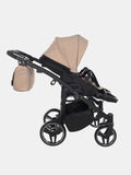 Junama Duo V3 Zwillingskinderwagen Set 4in1 – Beige